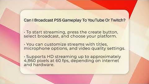 Can I Broadcast PS5 Gameplay To YouTube Or Twitch? - Blue Button Gaming