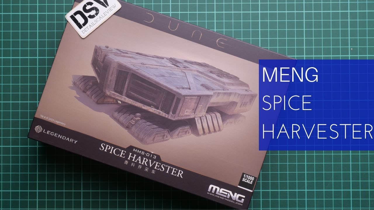 Meng 1/1000 Spice Harvester (MMS-013) Review - YouTube