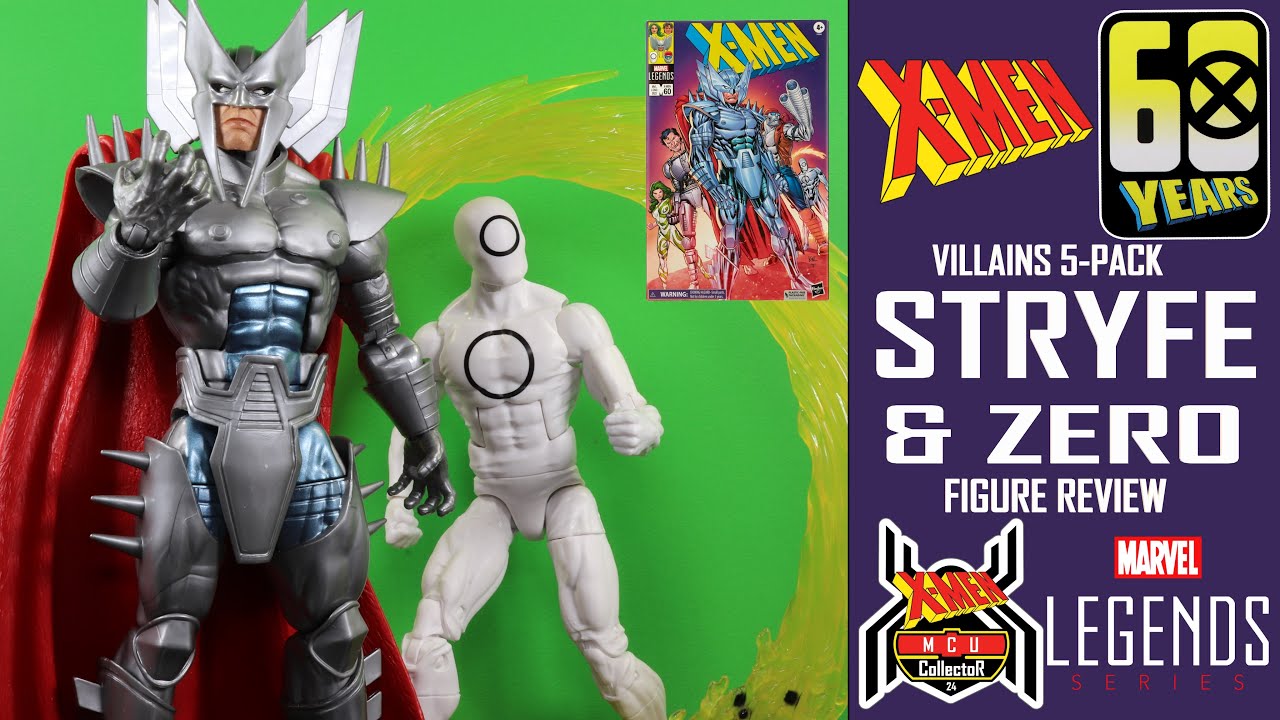 Marvel Legends X-Men STRYFE & ZERO 60 Years Villains 5-Pack Review