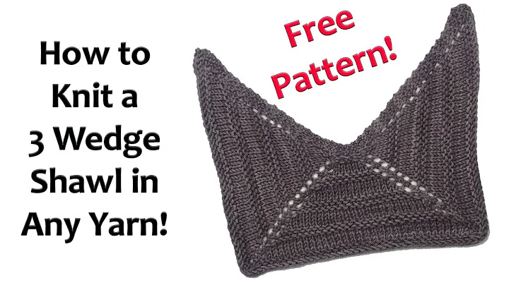 Free Easy Knitting Pattern How to Knit a 3 Wedge S...