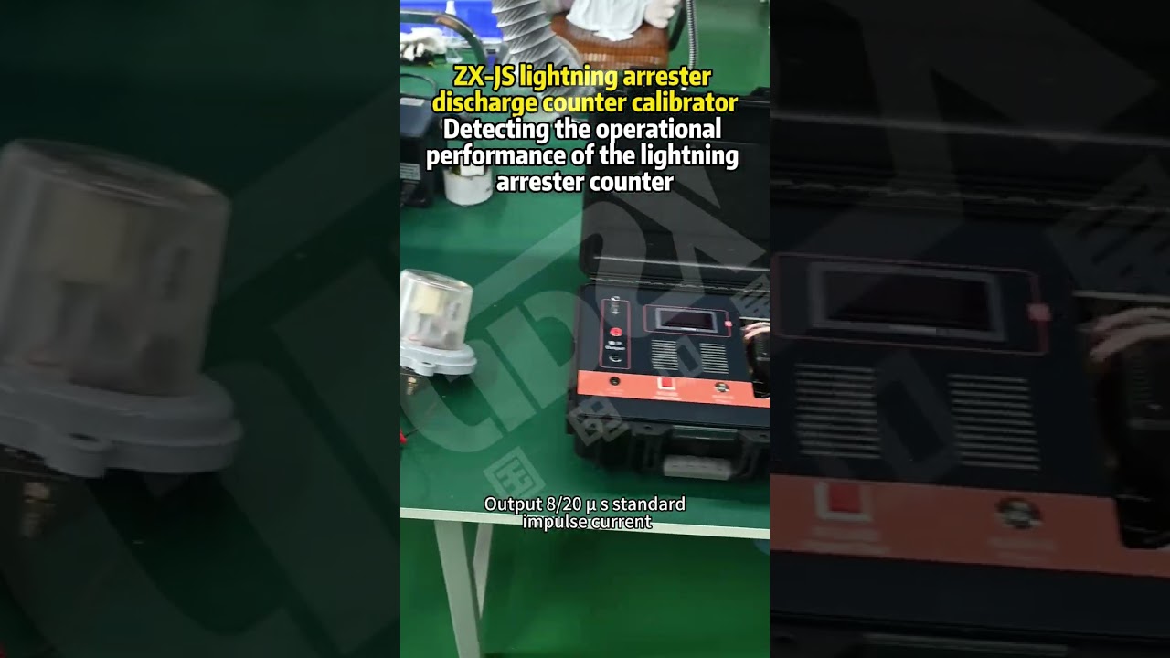 Compact  ZX-JS  Handheld Lightning Arrester Discharge Counter Tester