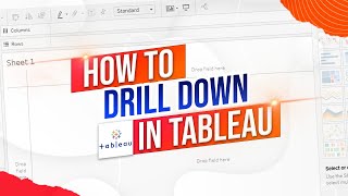 how to add a drill down to any dashboard in tableau