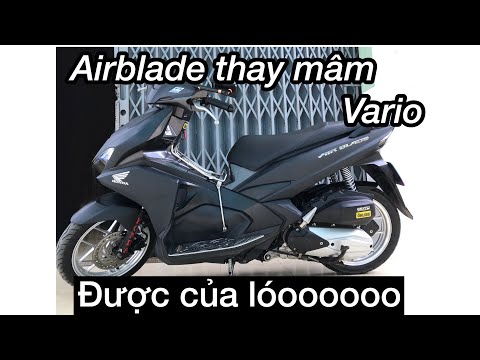 Video Honda Airblade thay mâm Vario 125 2017 | Bìn Bin - youtube