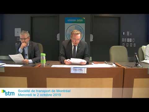 Séance du conseil d'administration du 2 octobre 2019 Séance du conseil d'administration du 2 octobre 2019