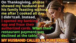 My Husband Left Me Out at Thanksgiving — So I Froze All His Cards. They Panicked…