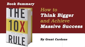 The 10X Rule by Grant Cardone:  Difference Between Success and Failure | Whiteboard Animated Summary