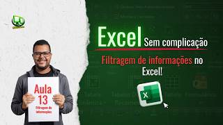 Aula 13 Filtro CTRL + E para separação de informação