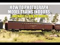How To Photograph Model Trains Indoors And Make It Look Outdoors