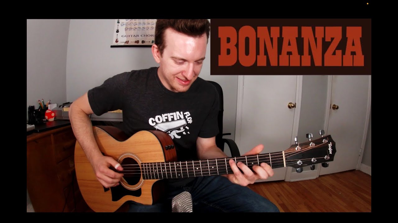 Bonanza Theme Song --- Fingerstyle Guitar Cover {Jacob Neufeld}