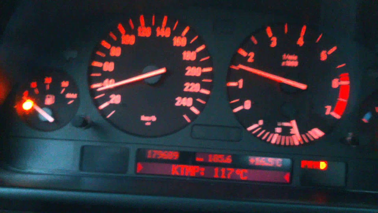 BMW e39 535i m62tu problem z temperatura - YouTube