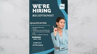 New Job Openings For You...