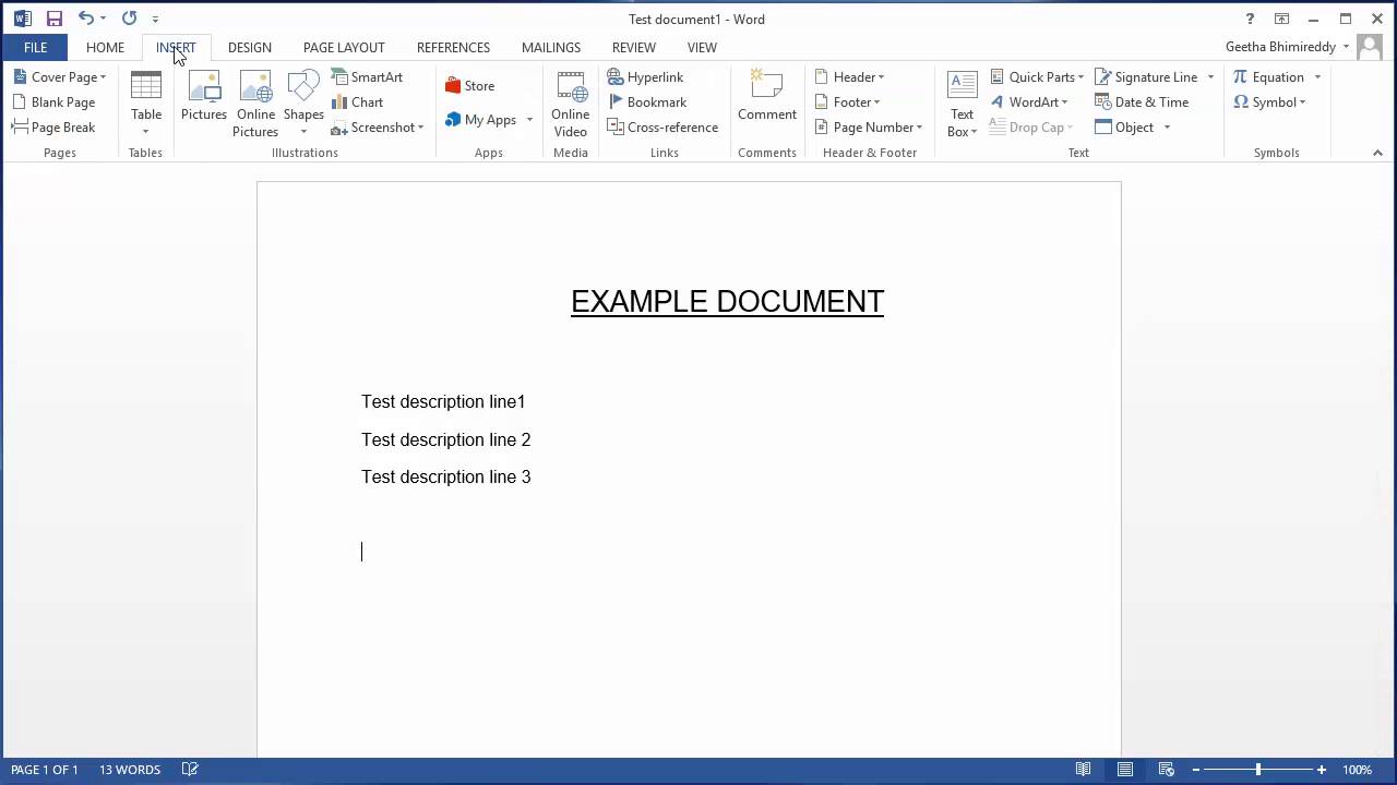 How To Insert Contents Of A Document Into Another Document In Word 2013