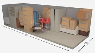 10x30 Storage unit size guides