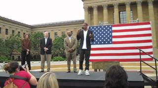 JayZ Announces Made In America Festival @ The Phila Museum of Art 05-14-12