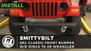 Player Profile 1979-2006 Jeep Wrangler: Smittybilt SRC Classic Front Bumper W/D Rings
