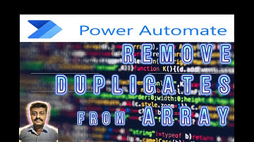 Power Automate: Remove Duplicates from Array Element