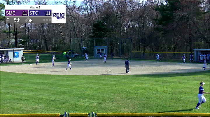 Softball Slugs Five Home Runs at Stonehill (4/14/21)