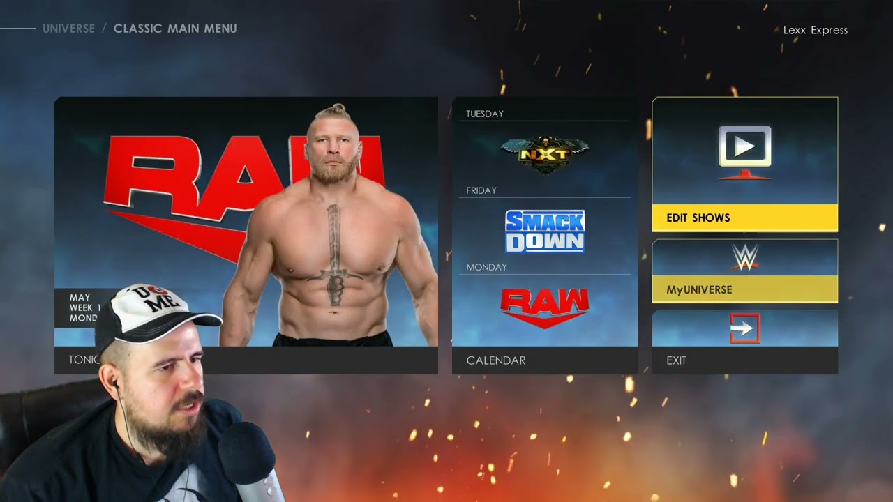 WWE 2k22 Universe mode setup + Superstar option YouTube