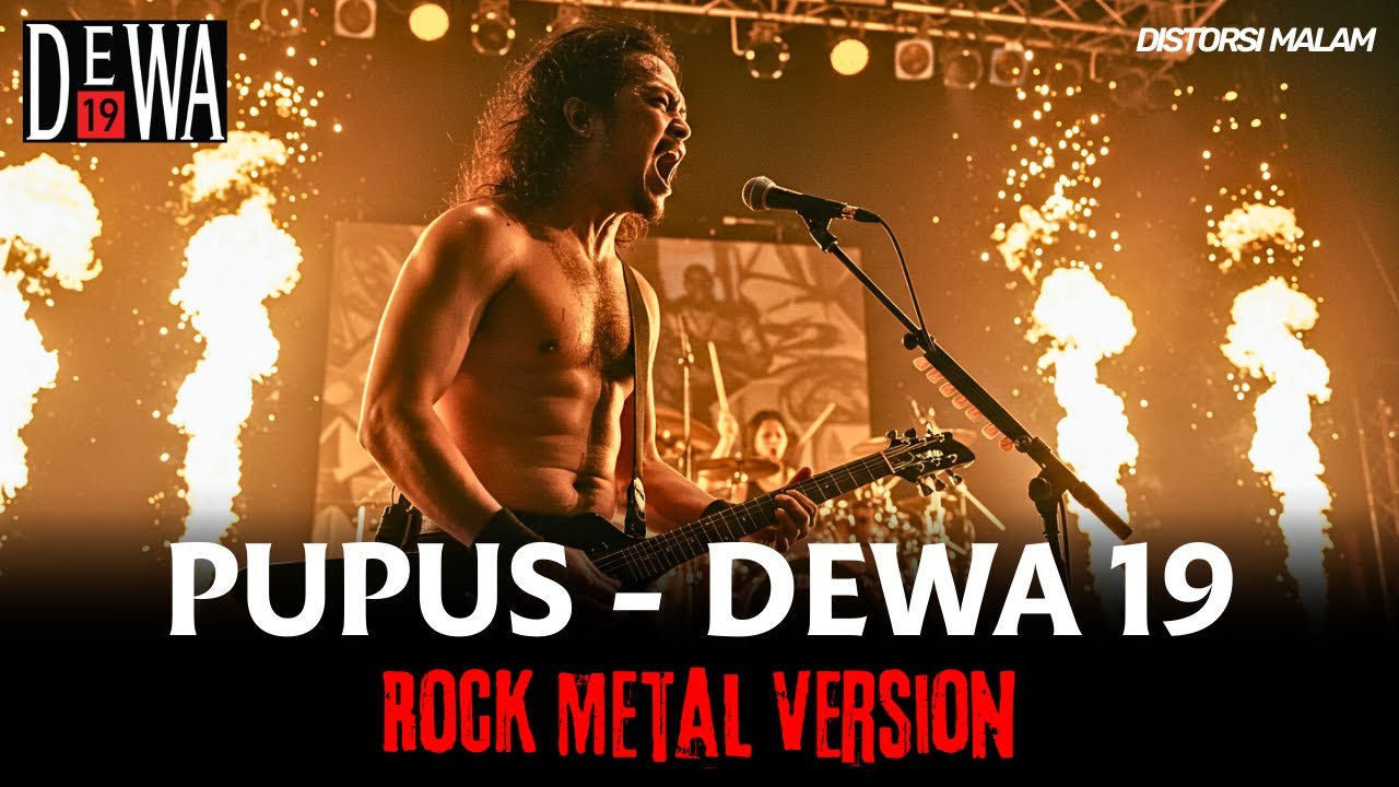 PUPUS - DEWA19 ┃ COVER VERSI ROCK