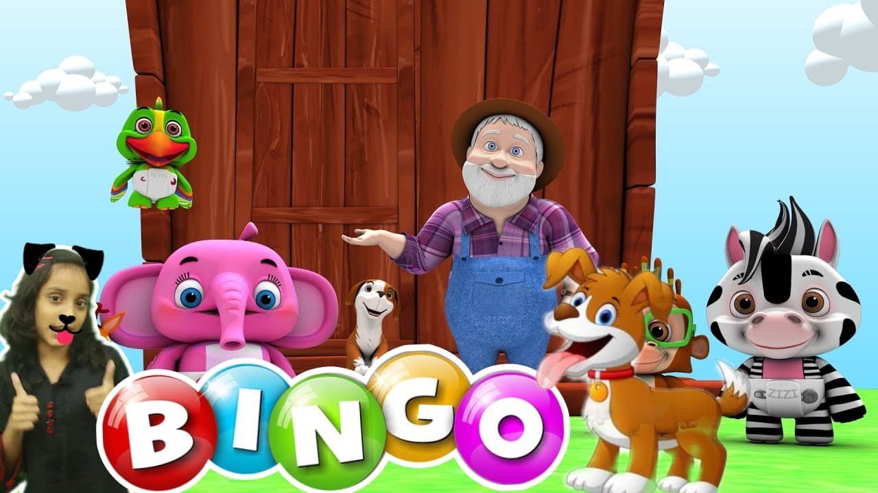 Bingo Nursery Rhymes & Kids Songs With Actions Popular Nursery
