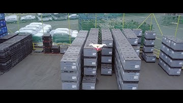 Stocktaking from the air – ŠKODA AUTO tests autonomous drone in logistics