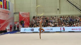 世界冠军俄罗斯美女表演的艺术体操Rhythmic gymnastics，Russia
