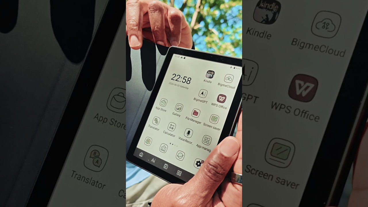The e-ink tablet that actually does it all #ereader #tech #bigme