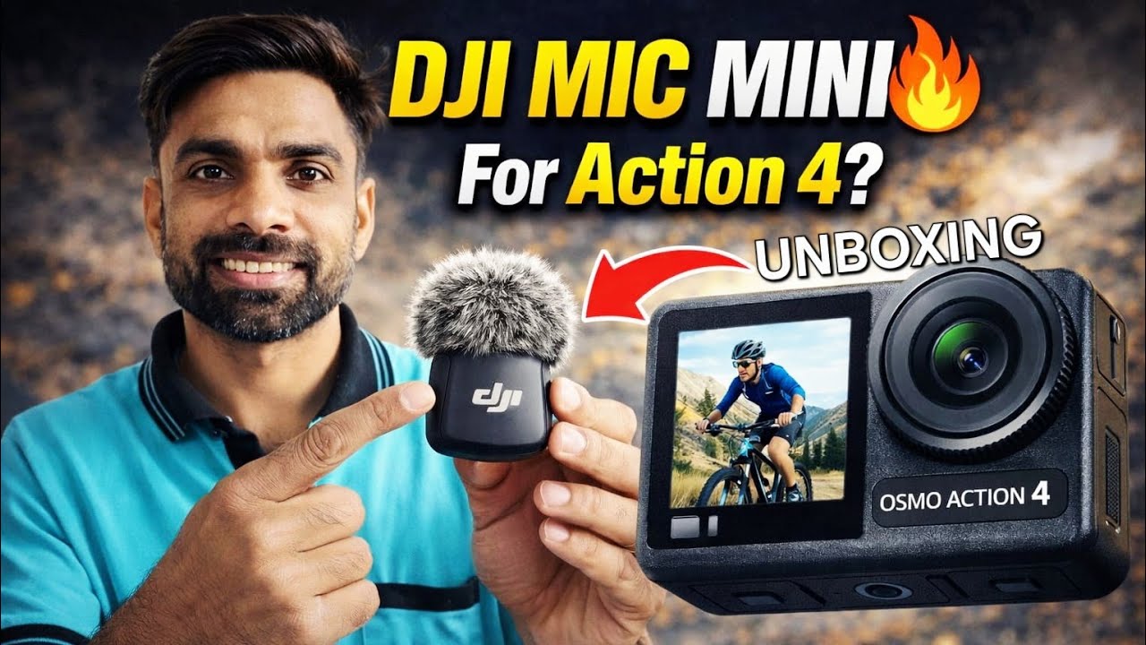 Unboxing my New dji Mic Mini || dji Mic Mini || best wireless mic for motovlogging | 