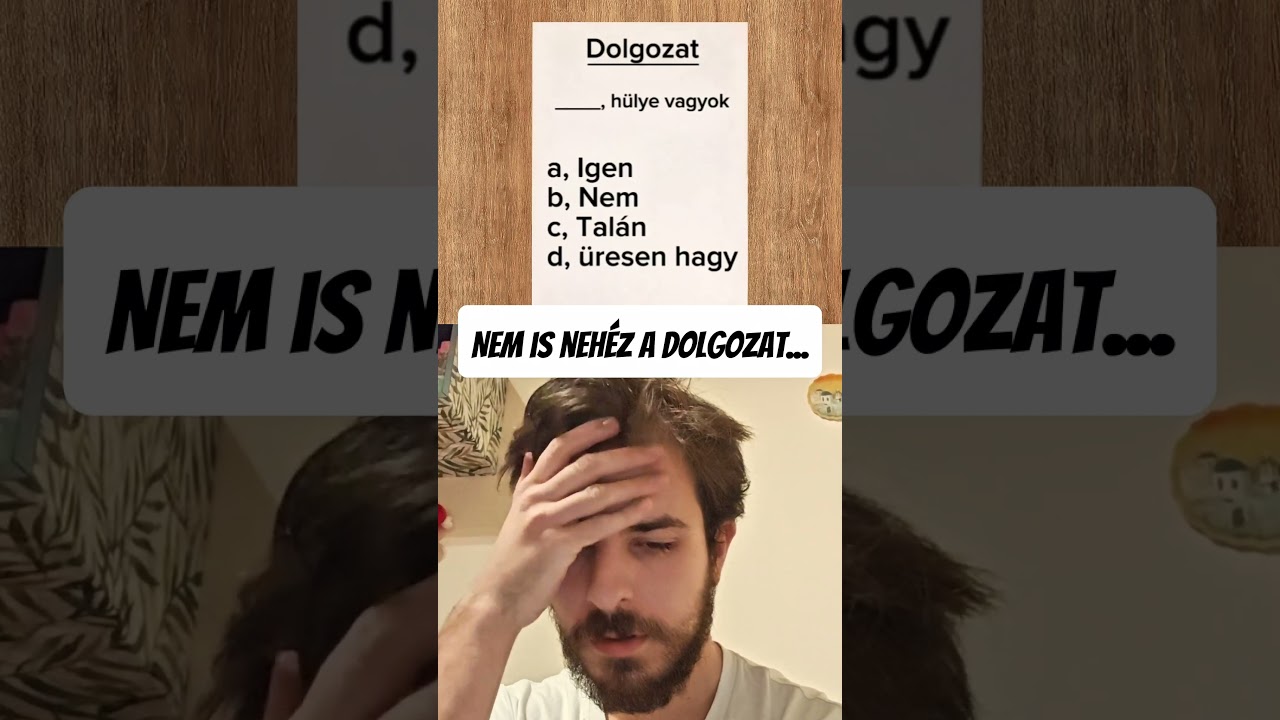 Nem is nehéz a dolgozat💀