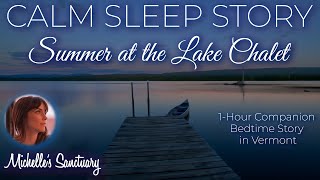 Calm Sleep Story | Summer at the Lake Chalet | Cottage Bedtime Story for Grown Ups (cricket sounds) screenshot 5