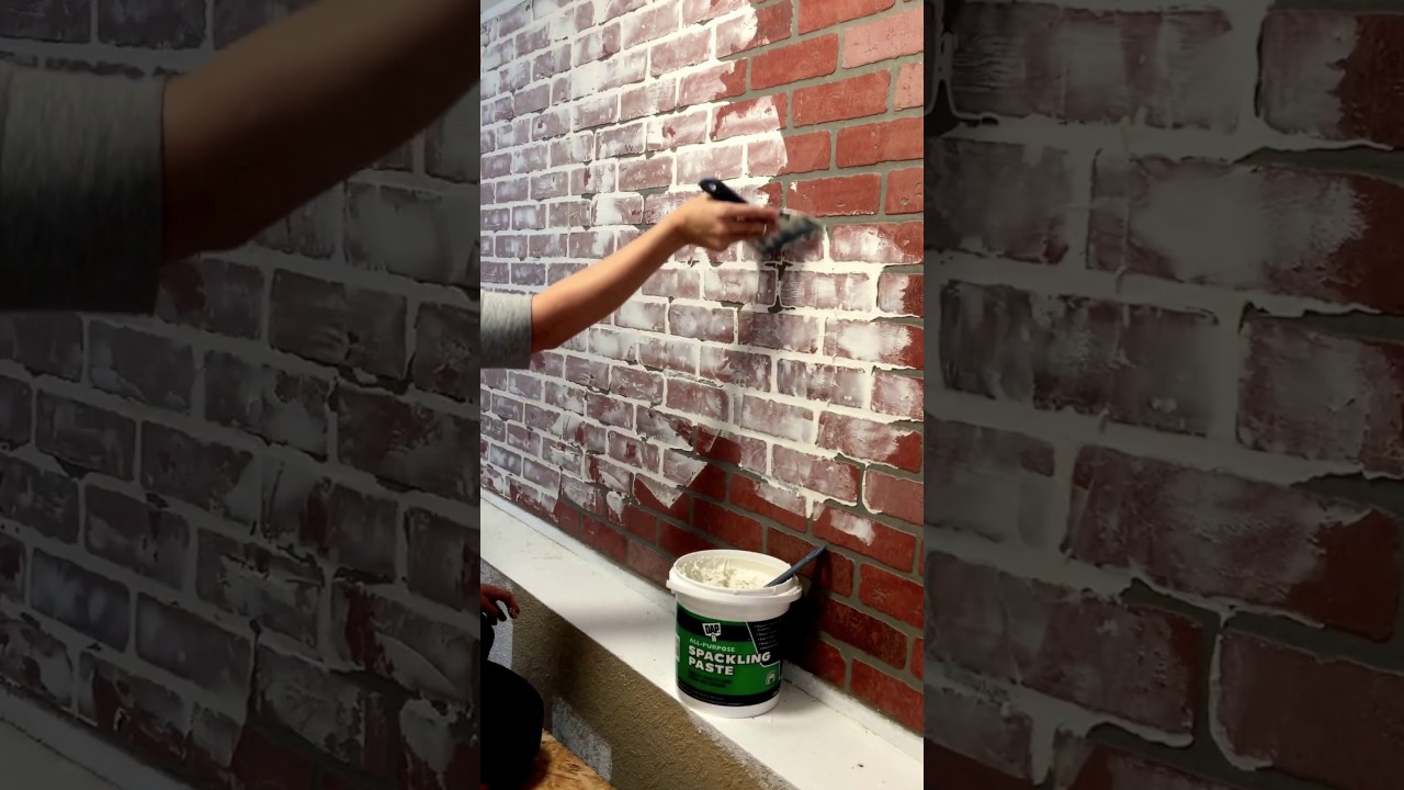 Como pintar una pared de ladrillo