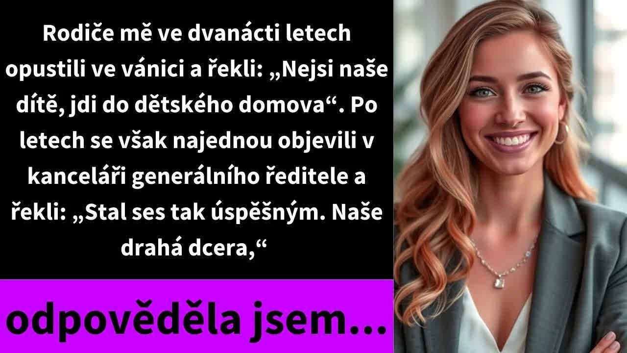 V autě jsem seděla vzadu a přes překladatelskou aplikaci jsem četla, co si mí rodiče šeptají. "Je tak strašidelná," řekla máma. "Proč k nám musela přijít taková závadná věc?" Tvářila se, jako by...