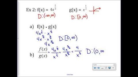 3.3 Function Operations