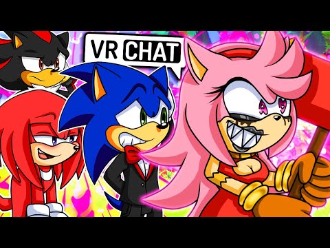 MAD AMY LOVES SONIC.EXE! Sonic.EXE & Shadow Meet Mad Amy! (VR Chat) 