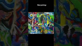 Paintings Inspired By The Moon, Walks At Night, The Moon Seen In China, Africa, Cyprus.