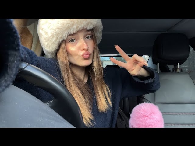 ASMR IN MY CAR🏎️☁️ (asmr in car - MaevASSR)
