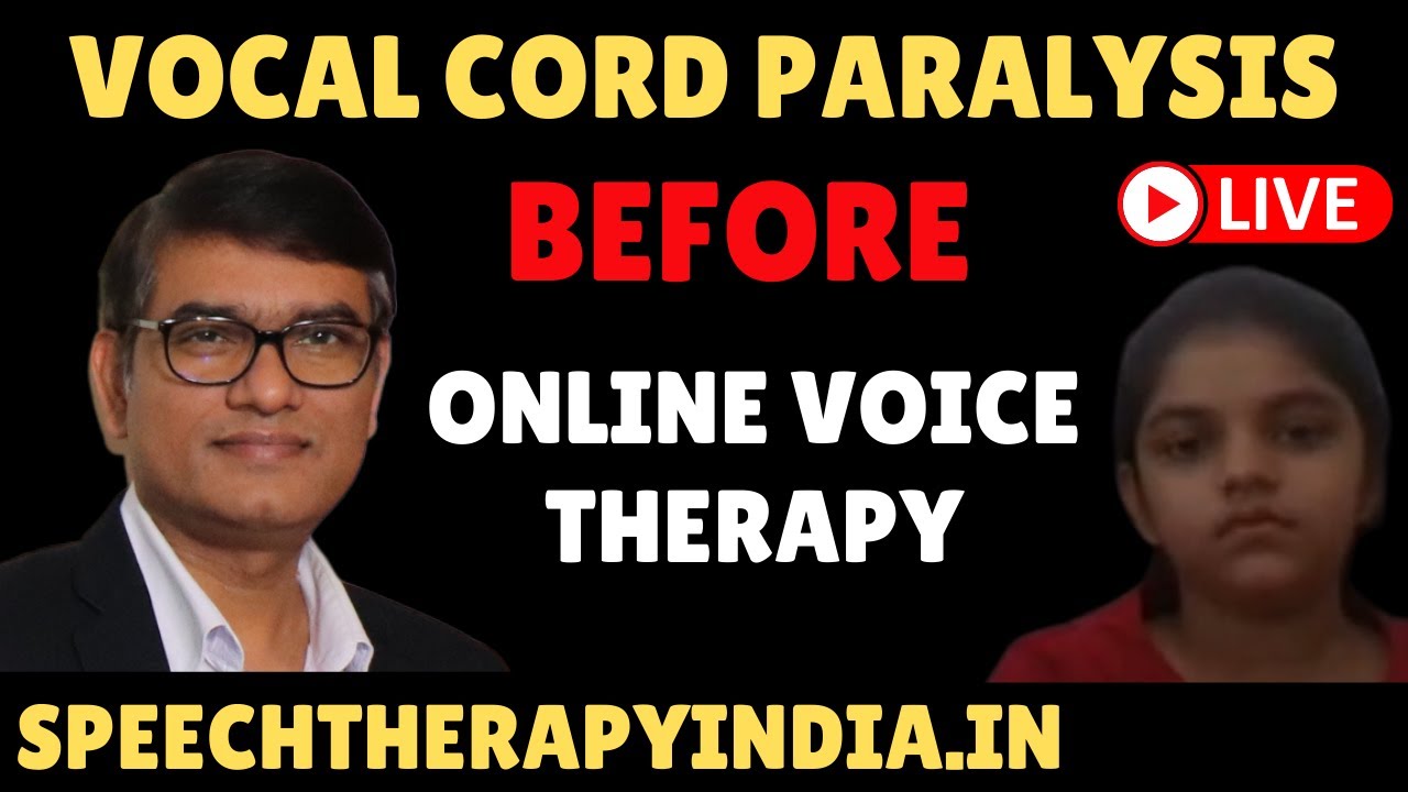 Live | Pre Vocal Cord Paralysis | Dysphonia | Online Voice Therapy| SLP Sanjay Kumar, AIIMS Alumnus