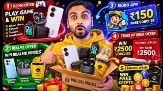 Redmi & Realme Loot x Play Game Win Mobile, Earbuds & More | TOI Win Rs.2500 Voucher | Rs.150 Loot