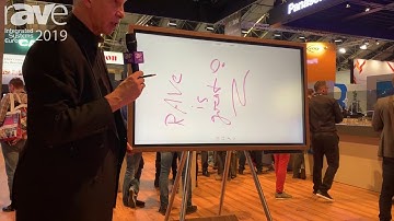 ISE 2019: LANG AG Showcases Flip UP-E Electronic Flip Chart