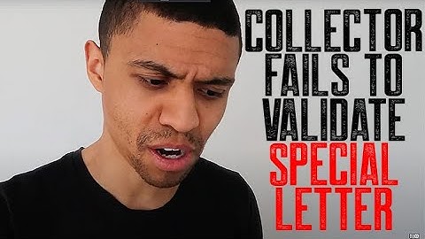 COLLECTOR FAILS TO VALIDATE SPECIAL LETTER || HOW TO REMOVE COLLECTION FROM CREDIT REPORTS