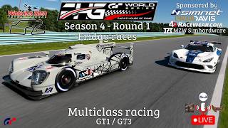 PHG World Series Season 4 Rd 1 Friday Races GT7 Live