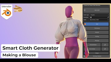 Tutorial - Making a Blouse with DivineCut - Smart Cloth Generator for Blender
