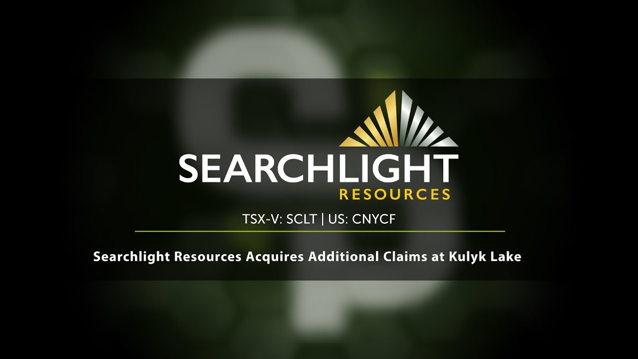 Searchlight Resources Acquires Additional Claims at Kulyk Lake YouTube
