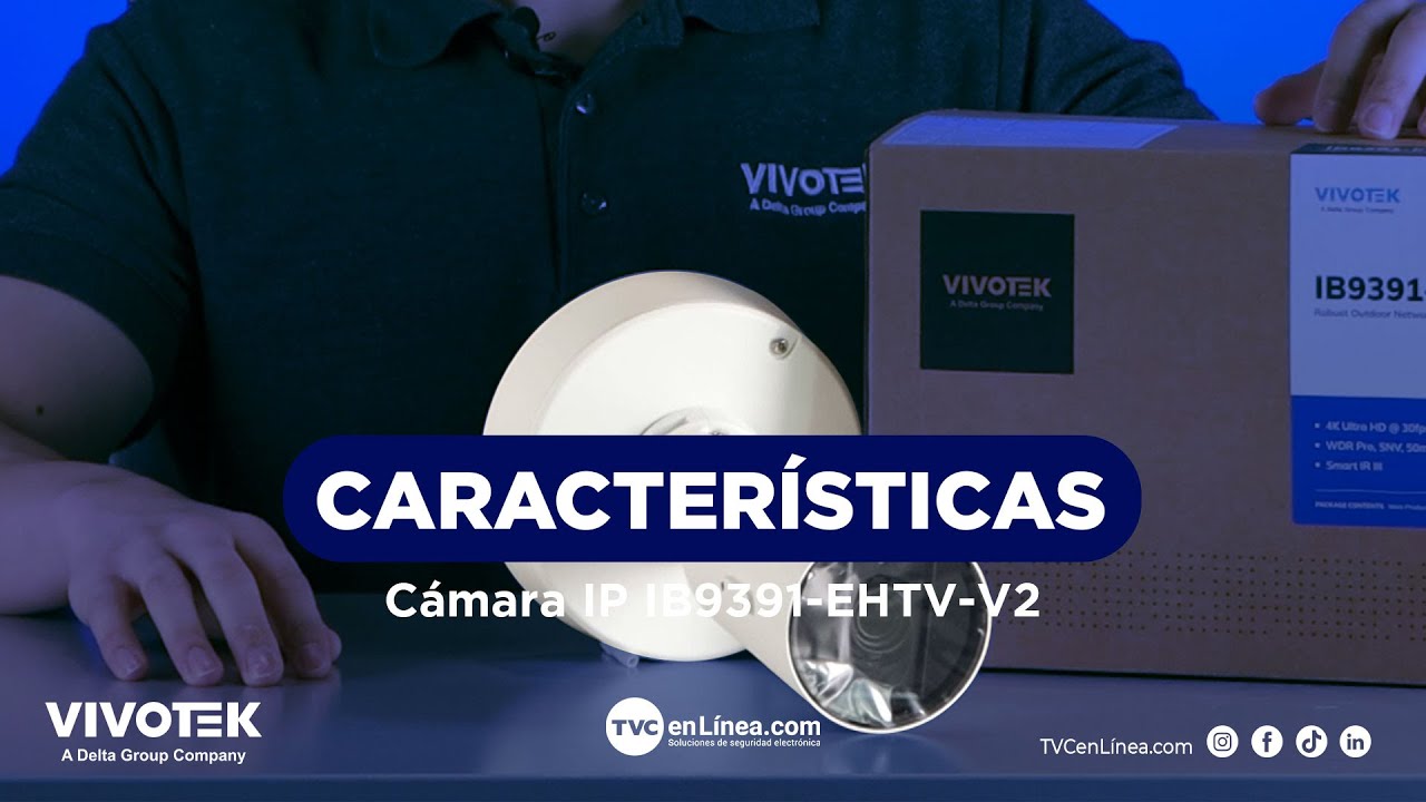 VIVOTEK IB9391-EHTV-v2 - Cámara IP Bullet Exterior 8 Megapix