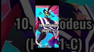 hazbin hotel top 15 storngest