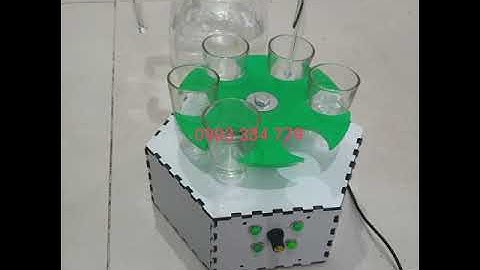 Máy rót rượu 6 ly 10 ly v2