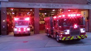 Montgomery County Tower 723, Engine 723, and Ambulance 723 Responding