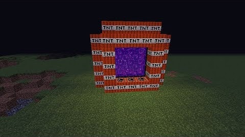 Minecraft 1.13.1:Tnt nether portal