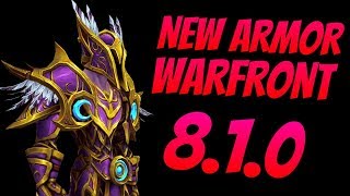 NEW Warfront Alliance Plate Armor | Patch 8.1.0 | Battle for Darkshore | Battle for Azeroth