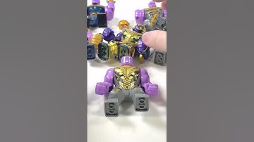 LEGO Marvel Infinity Saga Avengers Endgame Thanos Big figures with Helmet #Shorts